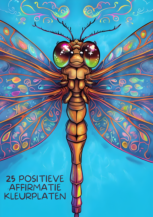 Positieve affirmatie kleurplaten 'IK BEN' - Download
