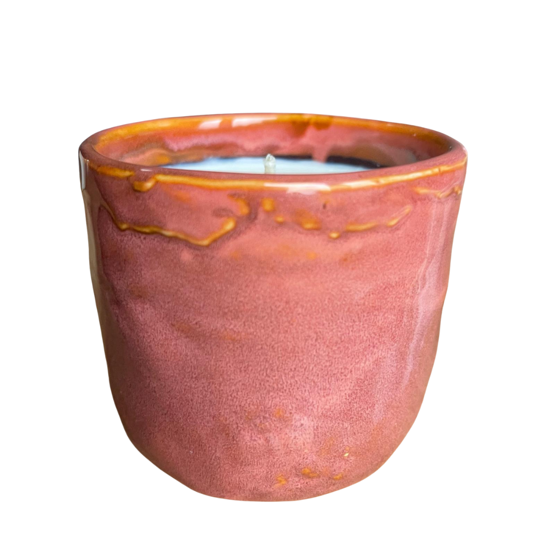 Keramiek Pink - Kaars Small
