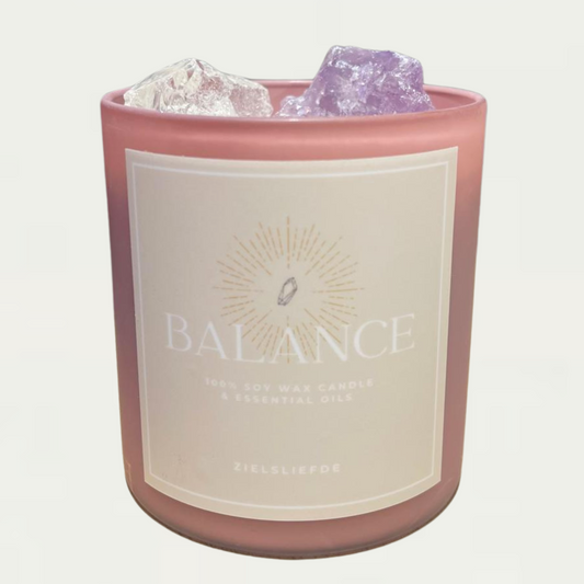 Balance Edelstenen kaars - Amethist - DoTerra Essentiële olie